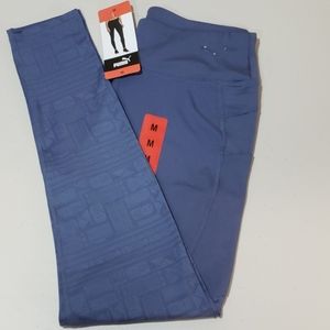 Puma printed graphic tight blue indigo